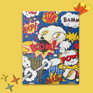 Comic Book Superhero  Jigsaw Puzzle