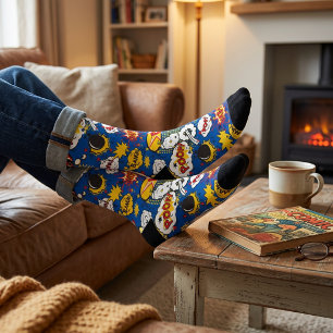 Comic Book Superhero Socks