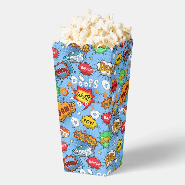 Comic Book Tent Favour Box (Popped)