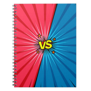 Comic book versus background, classic pop-art styl
