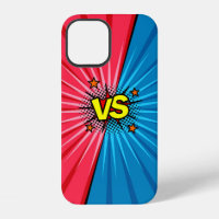 Comic book versus background, classic pop-art styl