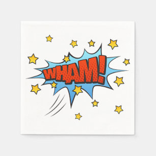 Comic Book WHAM! Napkin