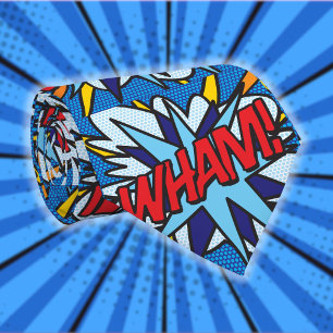 Comic Book WHAM Superhero Tie