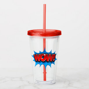 Comic Book WOW! Acrylic Tumbler