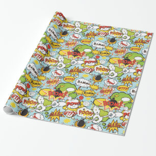 Comic Book wrapping paper