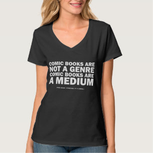 comic books are not a genre tee shirt
