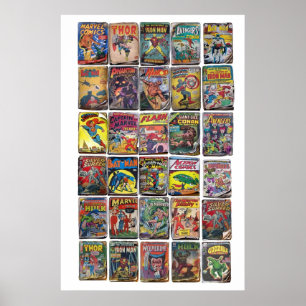 Comic books classic poster