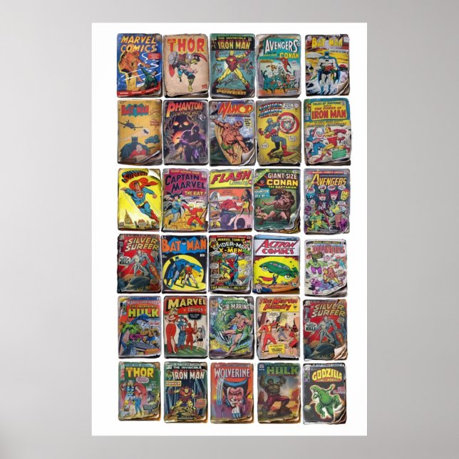 Comic books classic poster (Front)