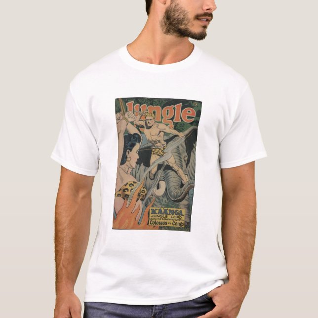 Comic Books - Tarzan - Elephant Jungle Boy - Swamp T-Shirt (Front)