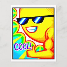 Comic Card #1404 Art Print