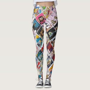 Comic Characters Cute Colourful Pattern Leggings