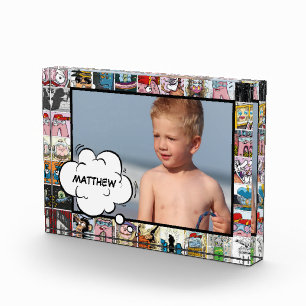 Comic Characters Kids Photo Speech Balloon Name