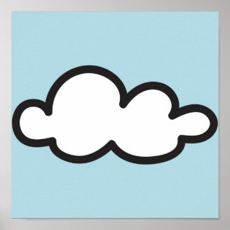 comic cloud poster