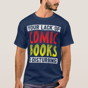 Comic Collector Comic Reader Reading Comic Books f T-Shirt