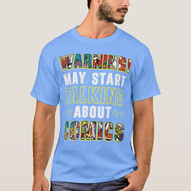 Comic Collector Comic Reader Reading Comic Books f T-Shirt (Front)