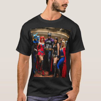 : "Comic Con Crew: Men's Group Graphic T-Shirt" T-Shirt