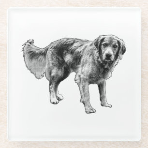 Comic Dog Coaster for Spooky Tables