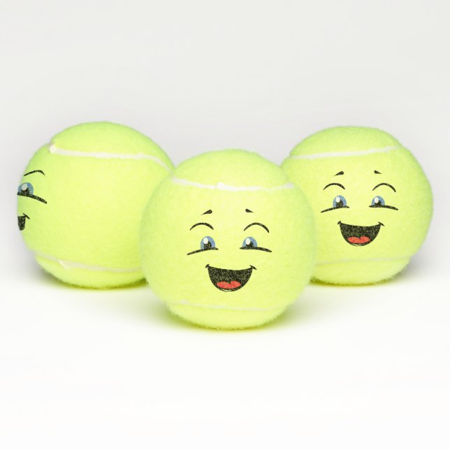 Comic Emoji Tennis Balls (Multi)