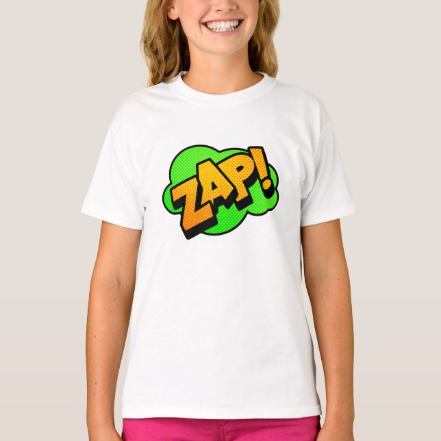 Comic Font Zap T-Shirt (Front)