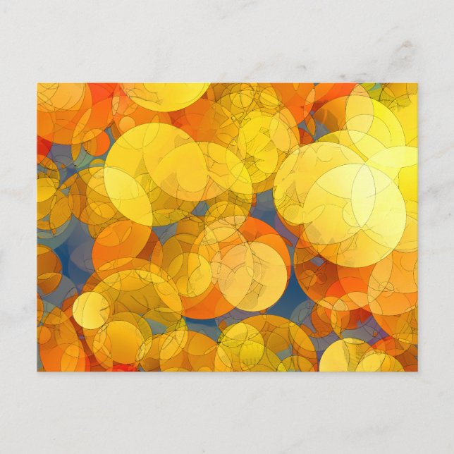 COMIC GOLDEN BUBBLES POSTCARD (Front)