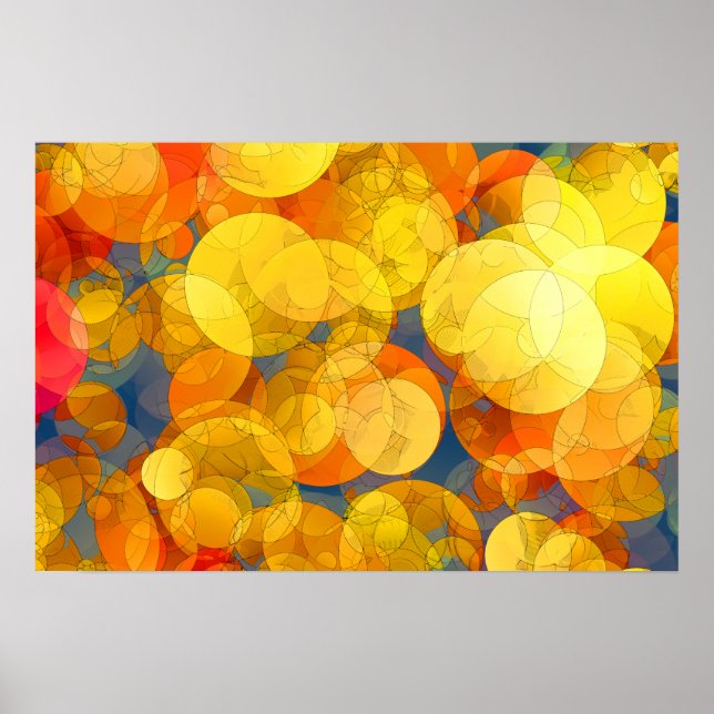 COMIC GOLDEN BUBBLES Poster (Front)