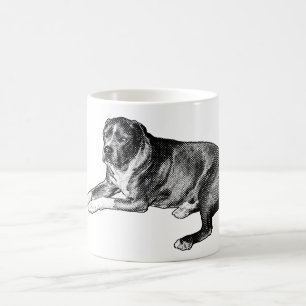 Comic Halftone Pup – Cosy Mug