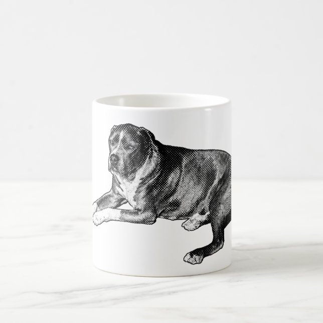 Comic Halftone Pup – Cosy Mug (Center)