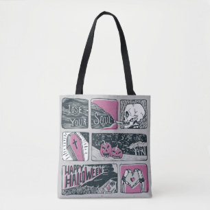 Comic Halloween: Fun Illustration Tote Bag