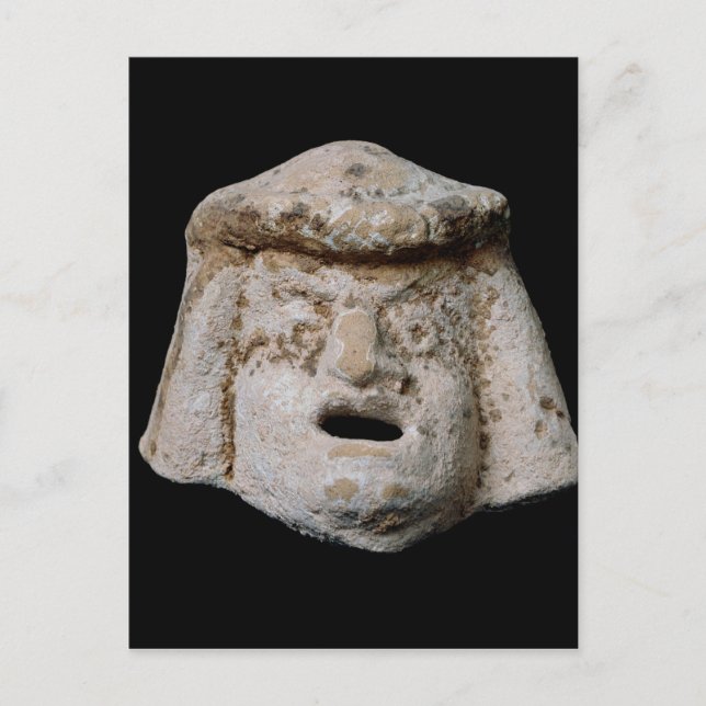 Comic mask postcard (Front)