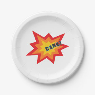 Comic Paper Plates