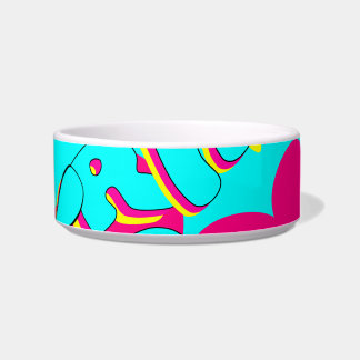 Comic Pattern Letters Bowl