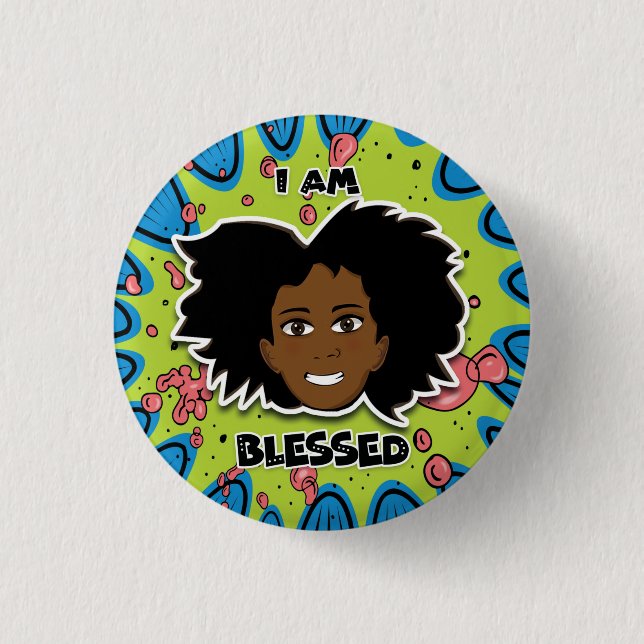 Comic Pin Back Button (Front)
