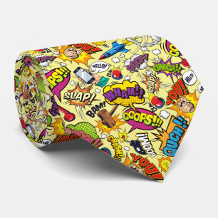 Comic Pop Art Explosion Tie
