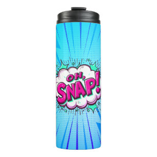 Comic Pop Art OH SNAP!  Thermal Tumbler