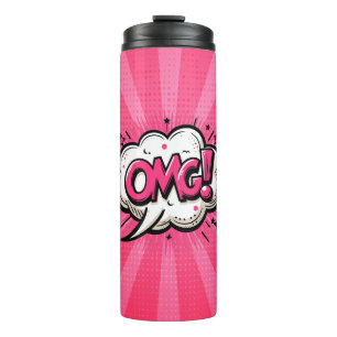 Comic Pop Art OMG!  Thermal Tumbler