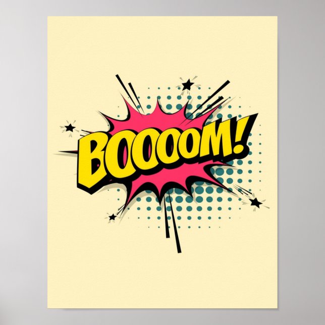 comic pop art poster (Front)