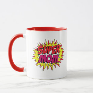 Comic Pop Art Super Mum Mug