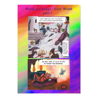 Comic Short Story Fantasy World Change Art Love Photo Print
