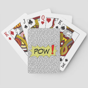 Comic Speak Superhero Playing Cards