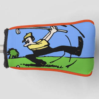 Comic Strip Golfer Golf Head Cover