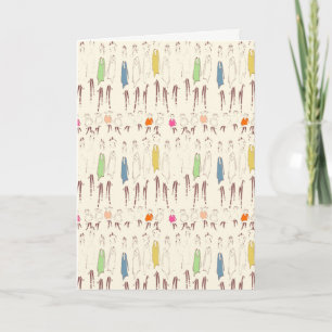 "Comic Strip" With Love Greeting Card. Card