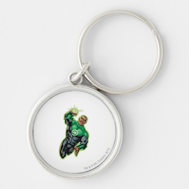 Comic Style - Flying Up Key Ring (Front)