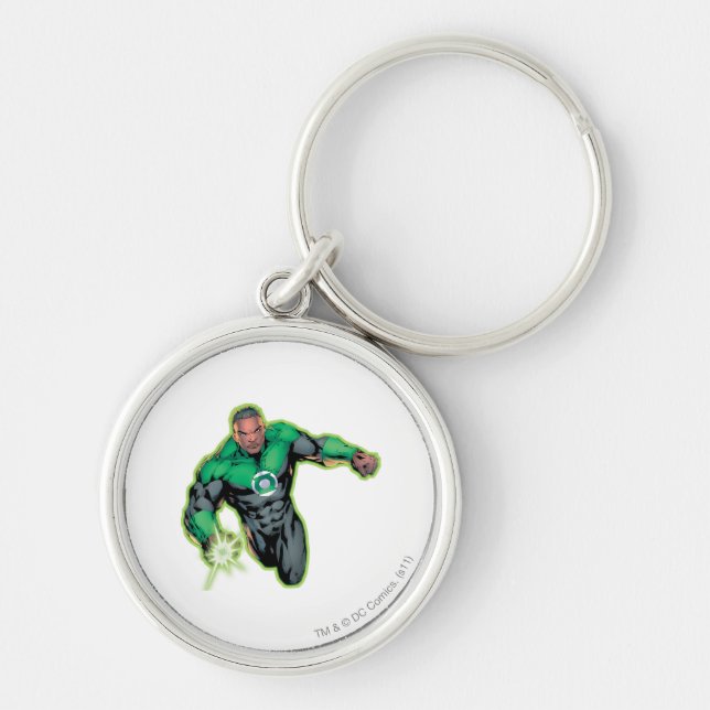 Comic Style - Green Lantern Key Ring (Front)