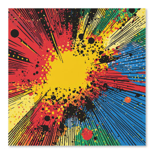 Comic Style Pop Art Explosion (10) Wallpaper