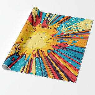 Comic Style Pop Art Explosion (11) Wrapping Paper