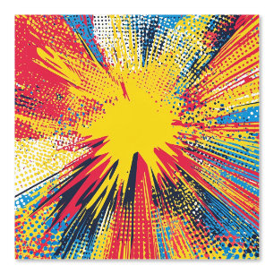 Comic Style Pop Art Explosion (3) Wallpaper