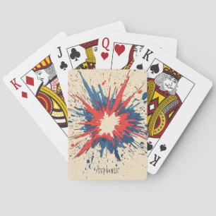 Comic Style Pop Art Explosion (5) Playing Cards