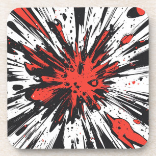 Comic Style Pop Art Explosion (7) Coaster
