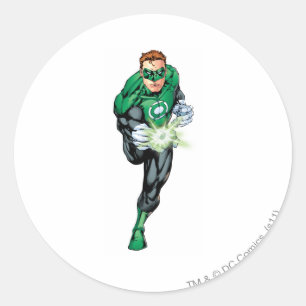 Comic Style - Running Classic Round Sticker