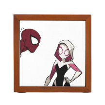 Comic Style Superhero Desk Organizer